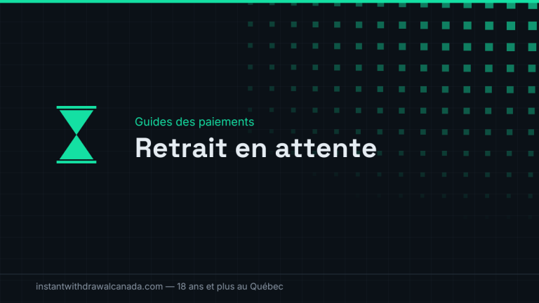 Retrait de Casino « en Attente » : Ce Que Cela Signifie